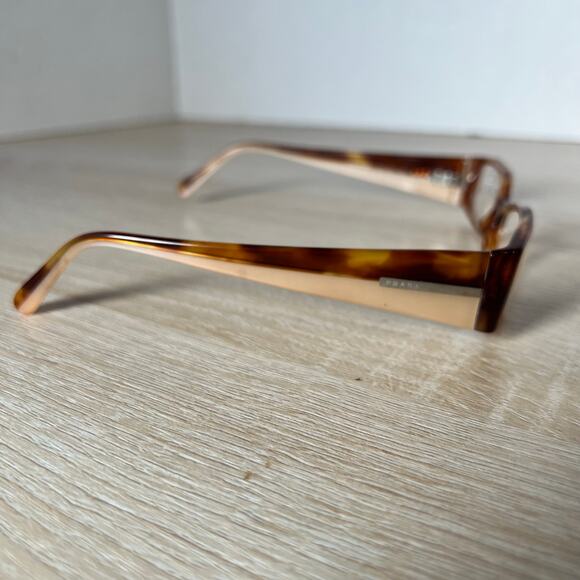 Prada VPR04H 78S-1O1 Eyeglasses Brown Caramel Frames 53-15-135 Made in Italy - Picture 8 of 8